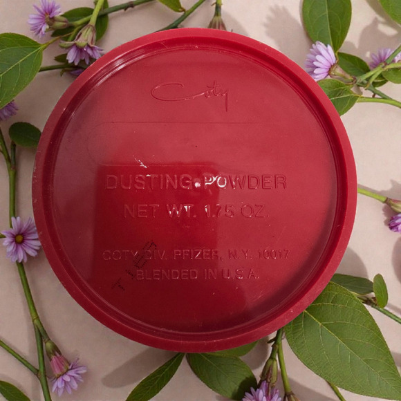 Lady Stetson Vintage Body Dusting Powder Coty Talc Sealed Puff Vanity Collector - Picture 2 of 10